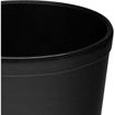 Picture of OSCO BLACK LEATHER ROUND BIN